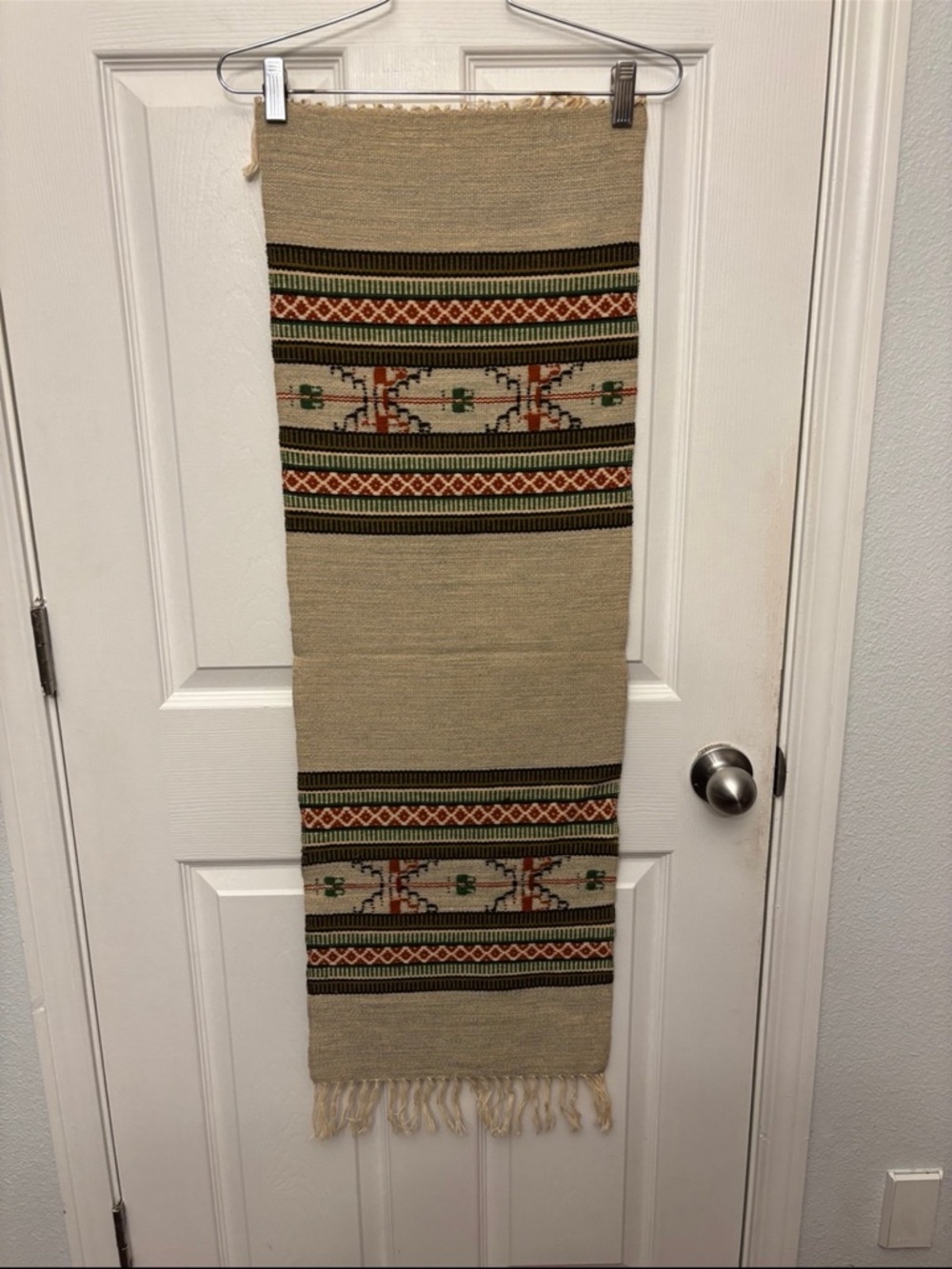 Handmade 40” long table runner
